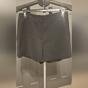 Lafayette 148 New York Black Tailored Dress Shorts RN 95135 Minimalist Career